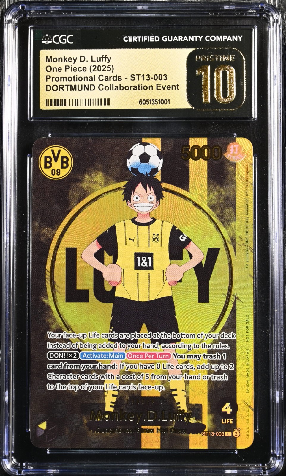 Monkey D. Luffy - DORTMUND Collaboration Event - ST13-003