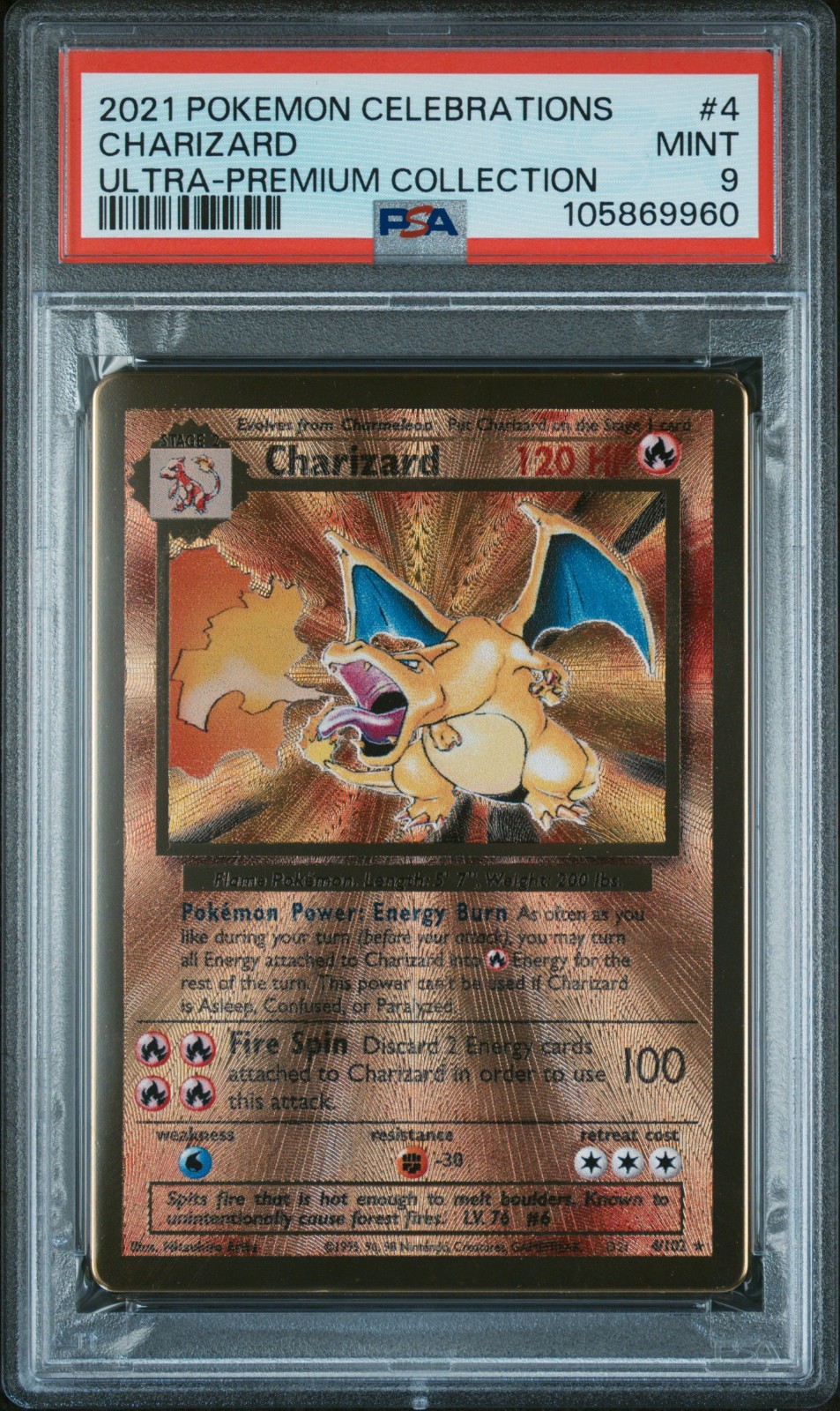2021 POKEMON CELEBRATIONS ULTRA-PREMIUM COLLECTION #4 CHARIZARD ULTRA-PREMIUM COLLECTION