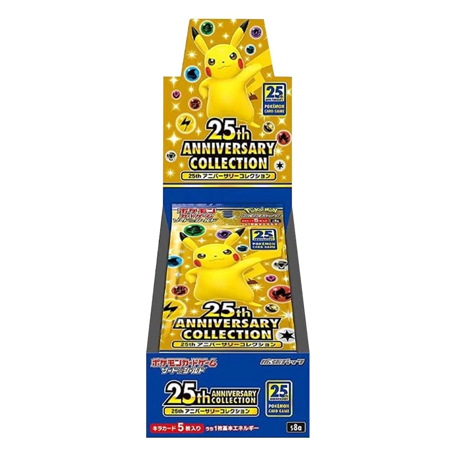Pokémon TCG - 25th Anniversary Booster Box - s8a - New Sealed JP